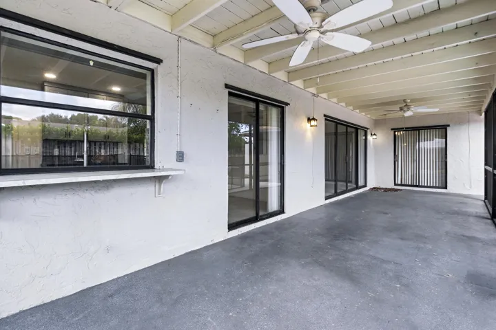 Screened Patio Overlooking Pool