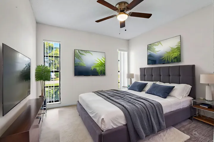 Virtually Staged Bedroom 3