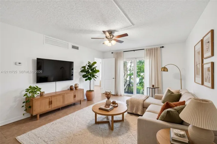 Living room (virtually staged)