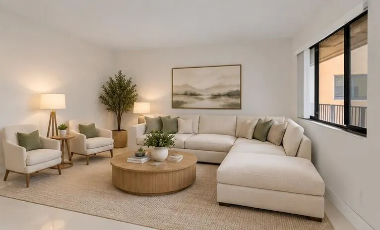 Virtually Staged with Furniture