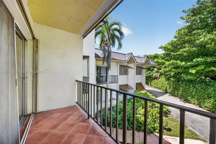 Covered balcony