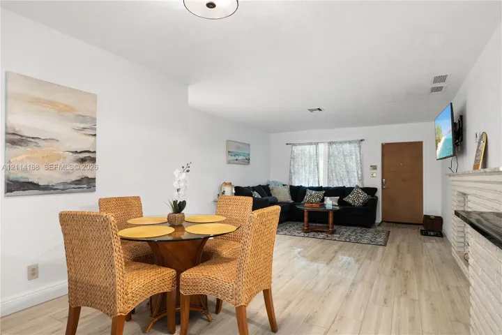 Open-concept interior
