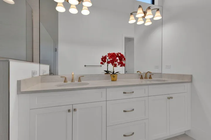 Owner's Bath with dual sink vanity
