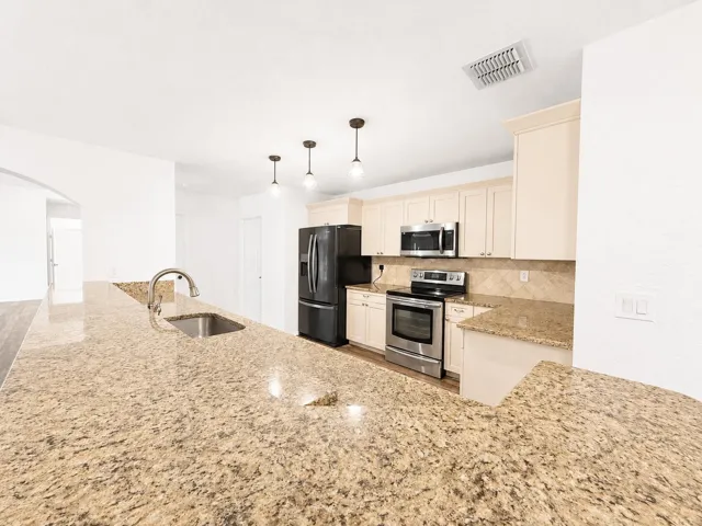 Open Granite Kitchen