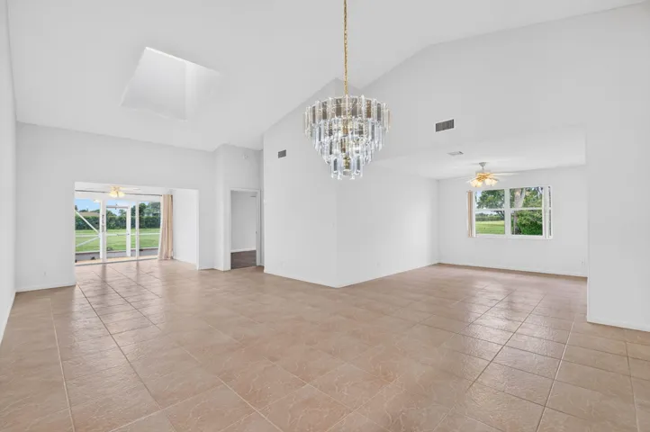 Large open floor plan