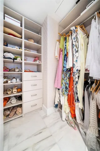 Custom walk-in closet