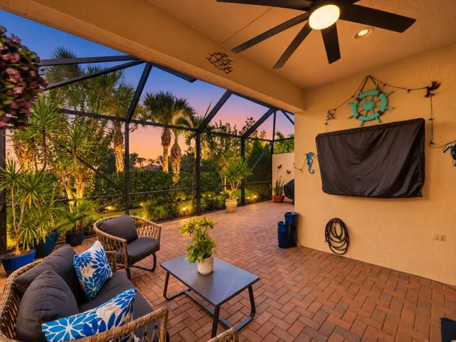 Covered Patio - Twilight