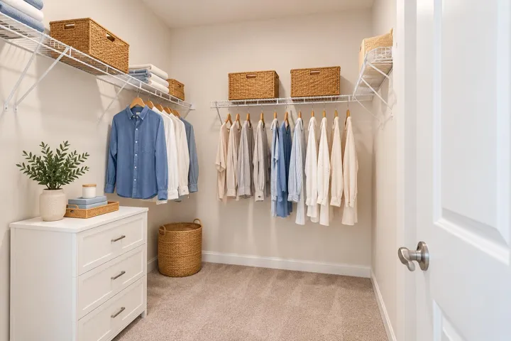 Coastal Walk-In Closet Retreat