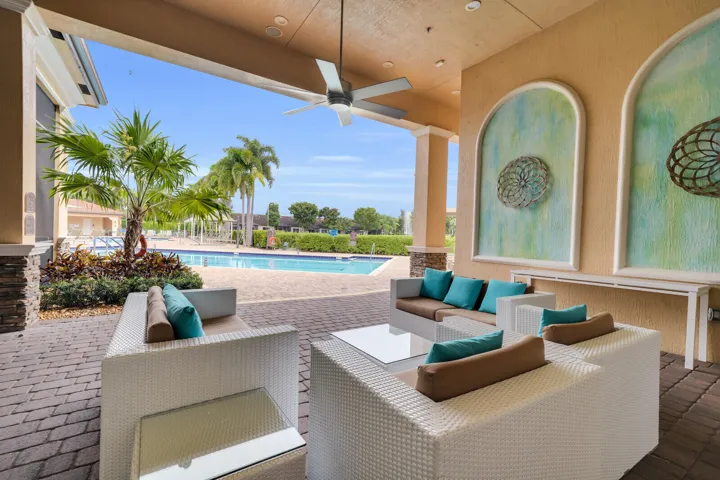 Pool Seating Area