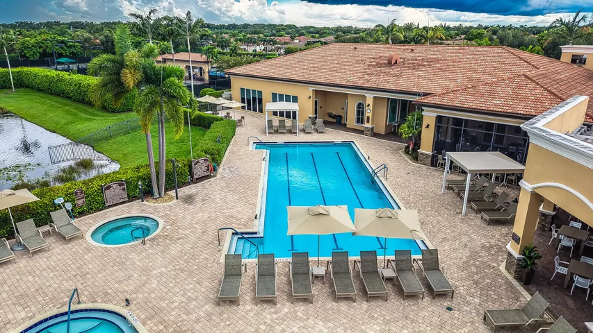 Aerial Pool View