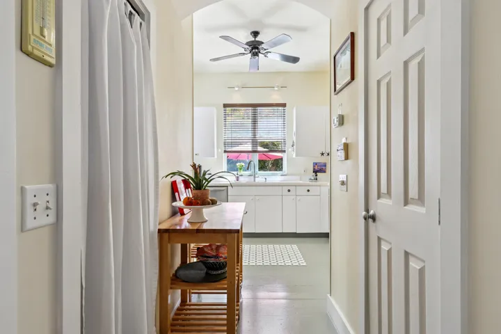 Hallway from the Kitchen to the Office