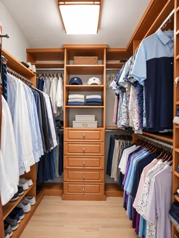 Walk in closet for Master, 2nd closet also