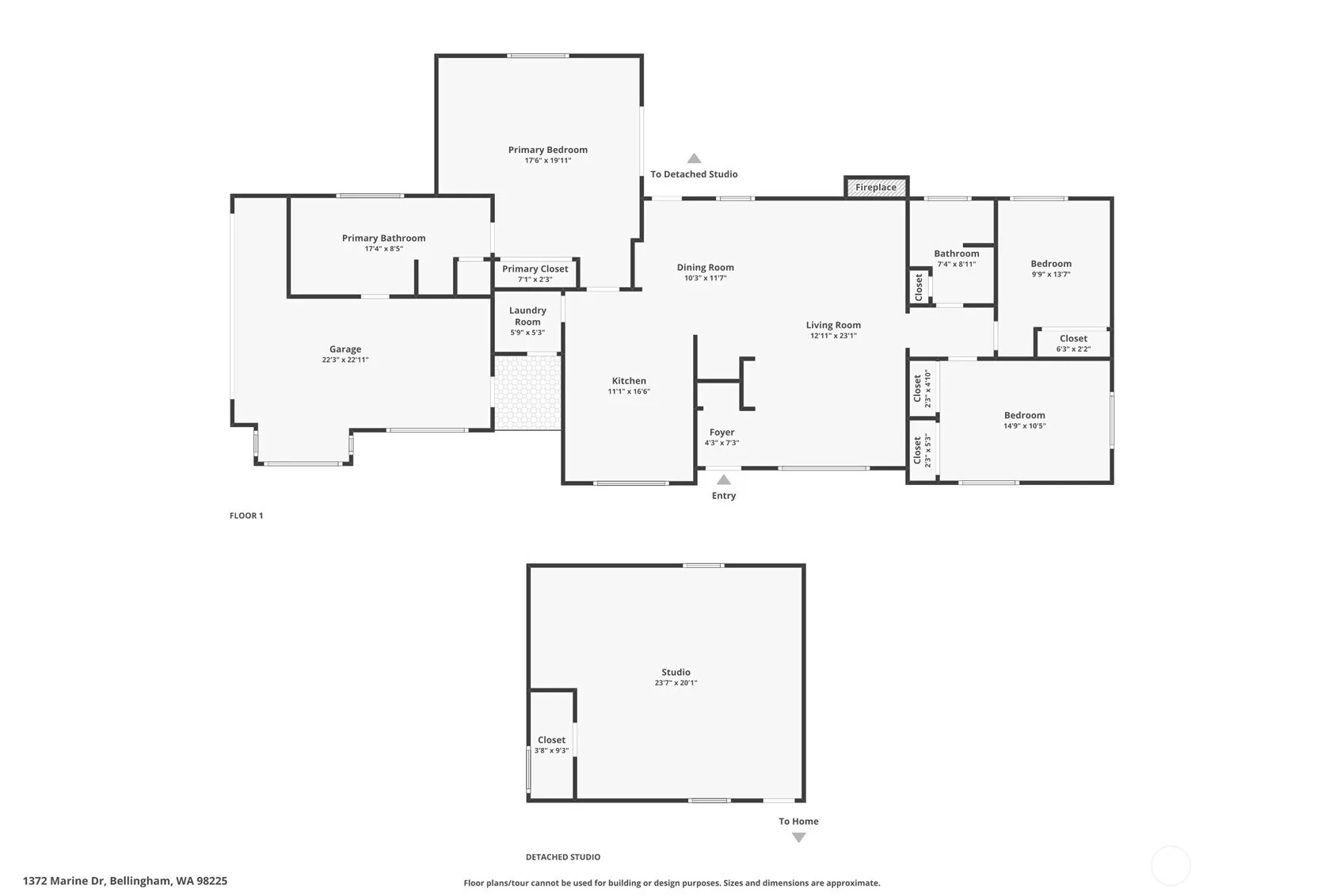 Property photo for 1372 Marine Drive, Bellingham photo 2