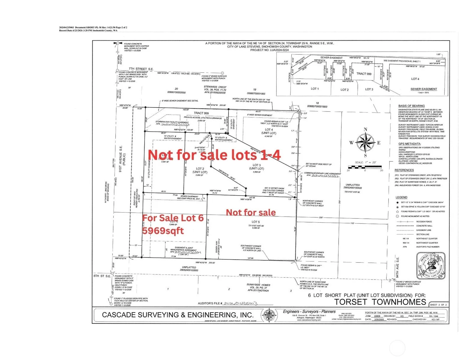 Property photo for 721 91st Avenue Se #lot 6, Lake Stevens photo 3