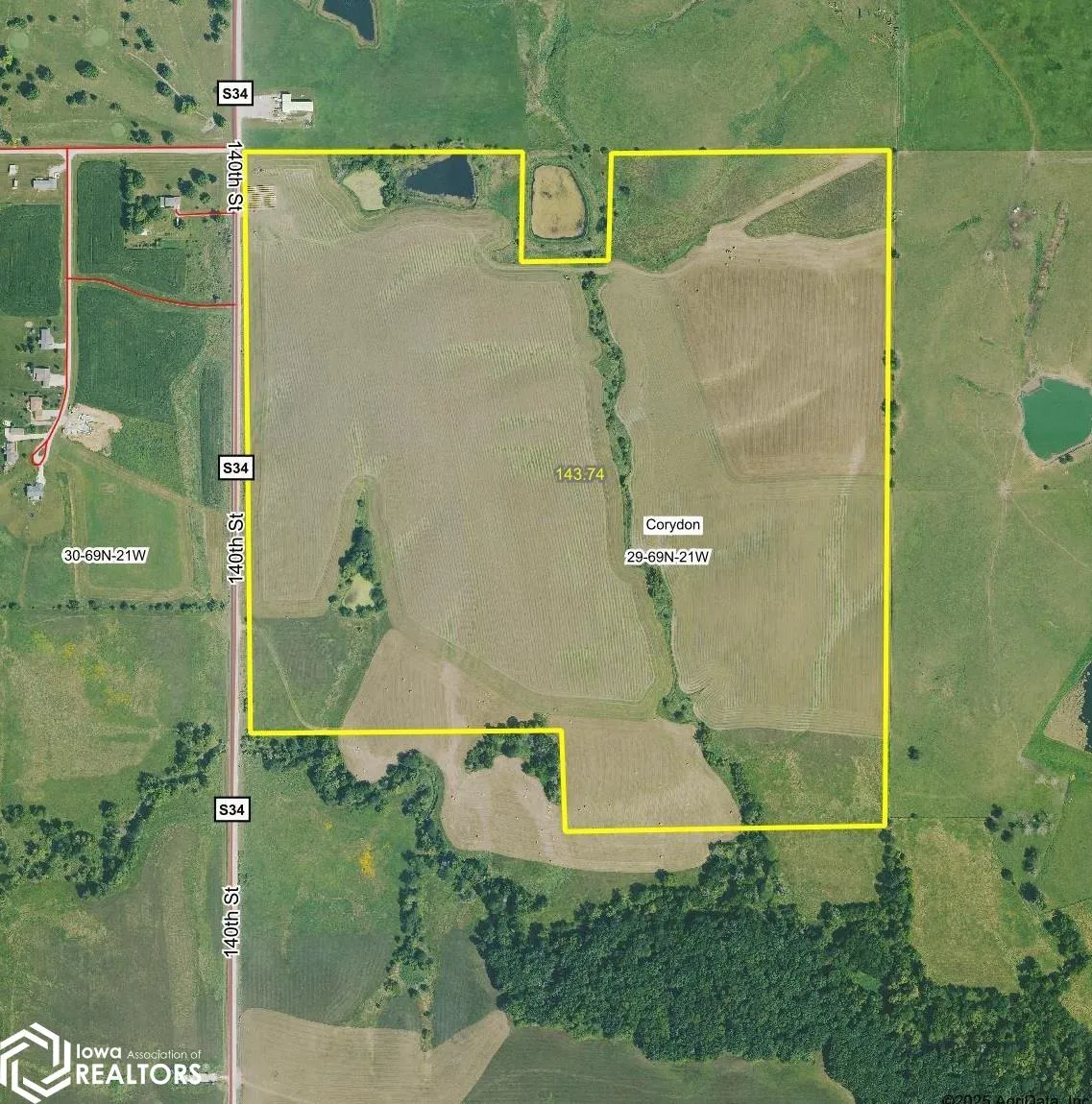 000 140th St S, Corydon, Iowa 50060, ,Land,For Sale,140th St,6324340