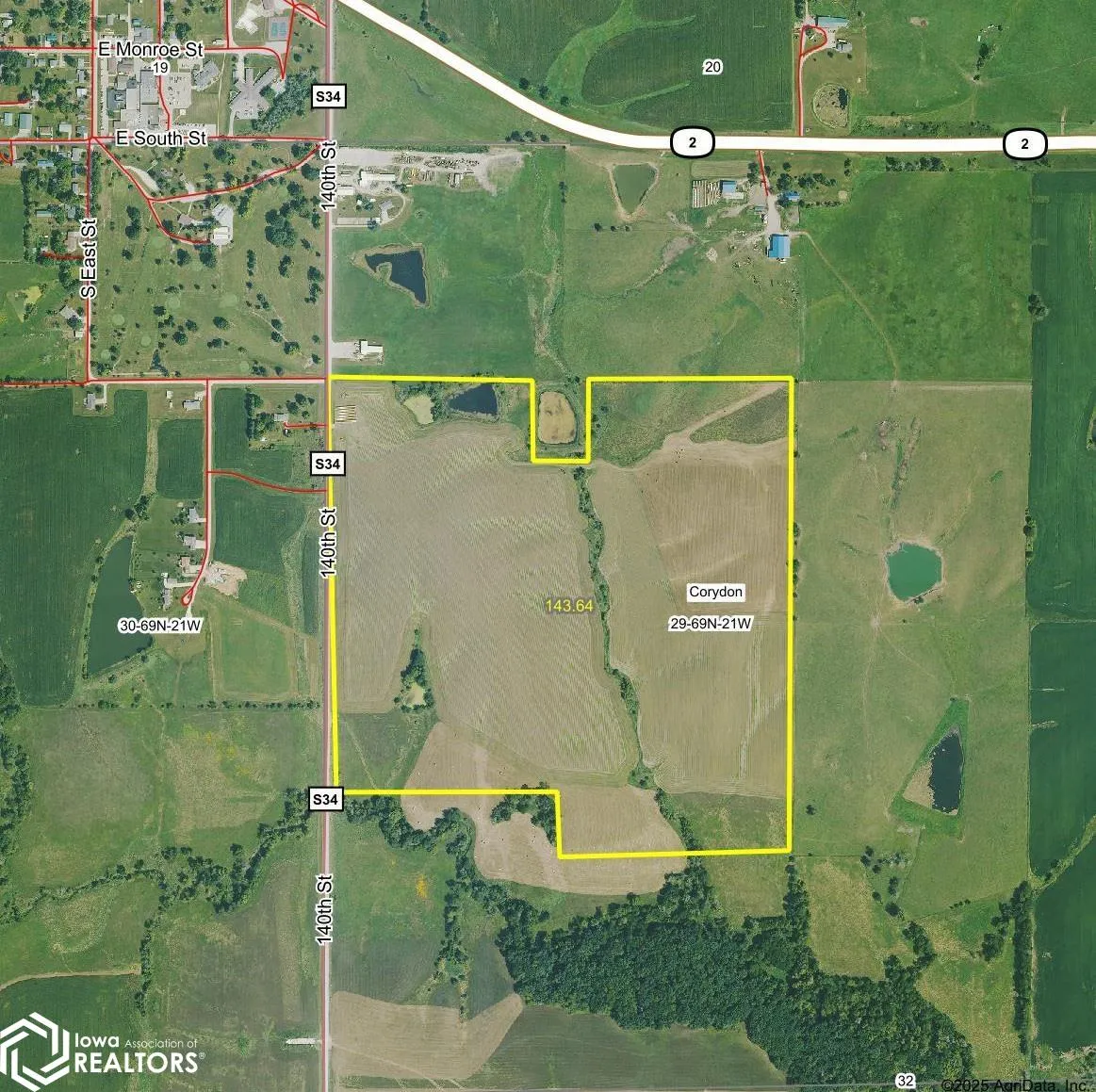 000 140th St S, Corydon, Iowa 50060, ,Land,For Sale,140th St,6324340