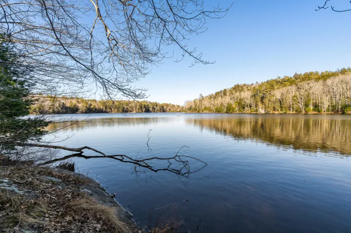 Private pond without public access