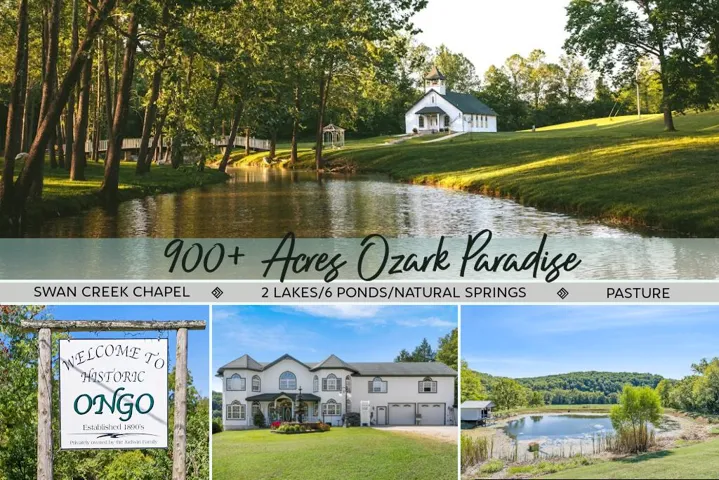900+ Acres Ozark Paradise