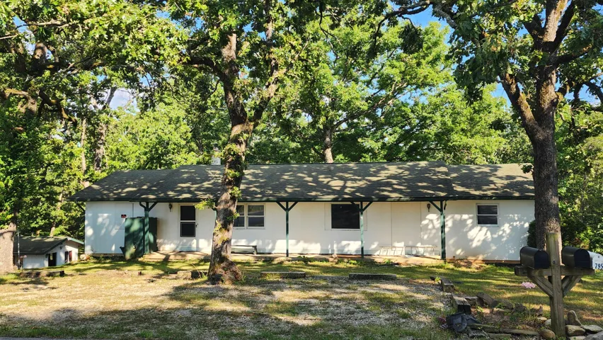 Front and shed