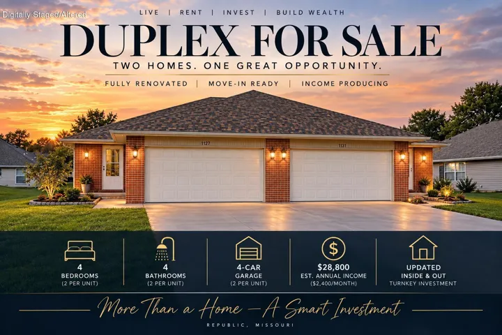 Entire duplex!