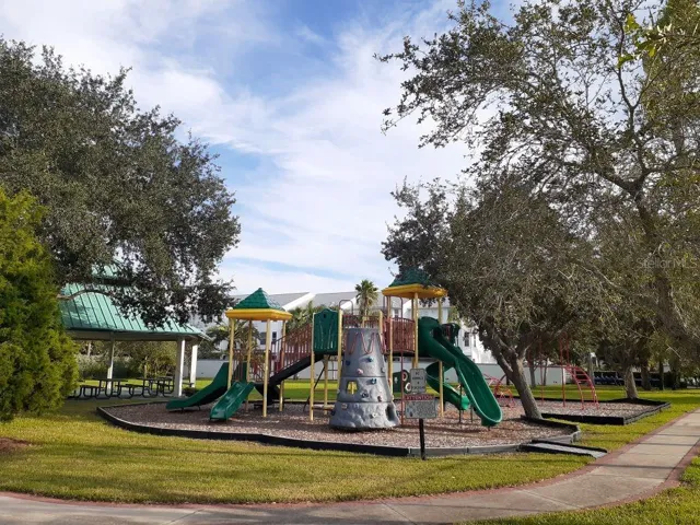 Town parks with playgorunds