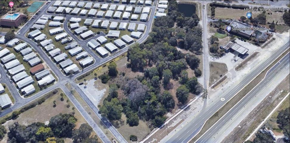 2ND AERIAL VIEW - SHOWING ALL 4 ACCESS ROADS. VERY UNIQUE TRACT.