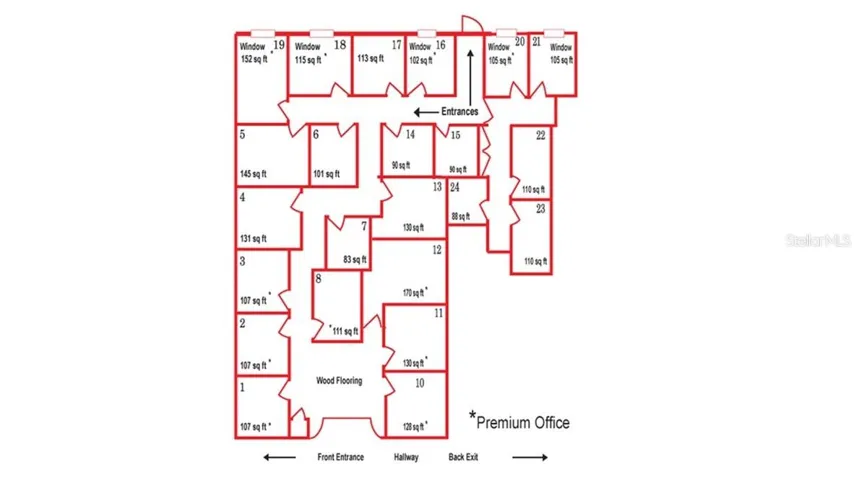 Suite 106 floorplan