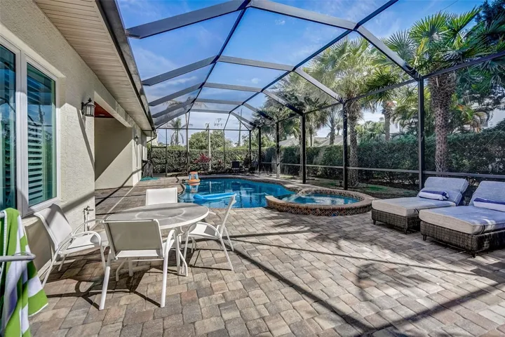 Heated pool and spa