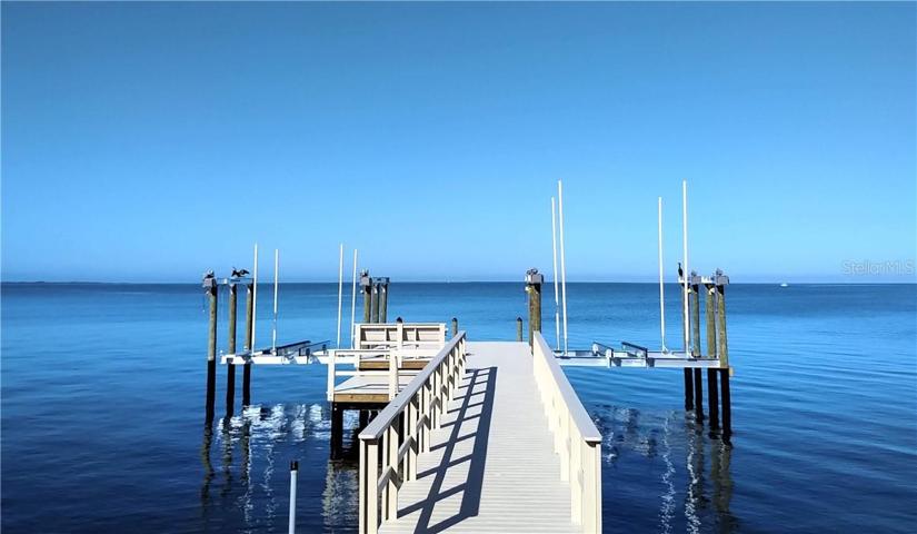 what your new custom dock with matching boat lifts could look like
