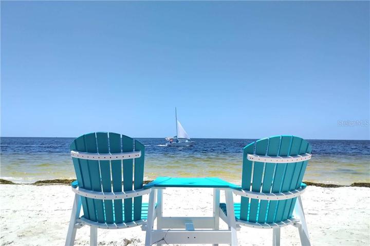 Where else can you live right On The Gulf of Mexico... and have your own Private Beach ?