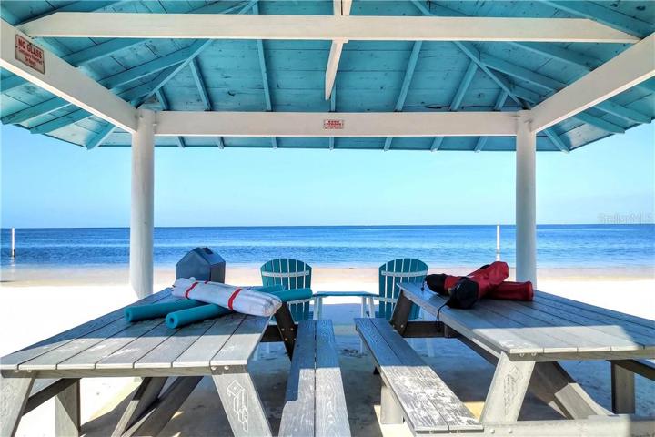 Where else can you live right On The Gulf of Mexico... and have your own Private Beach ?