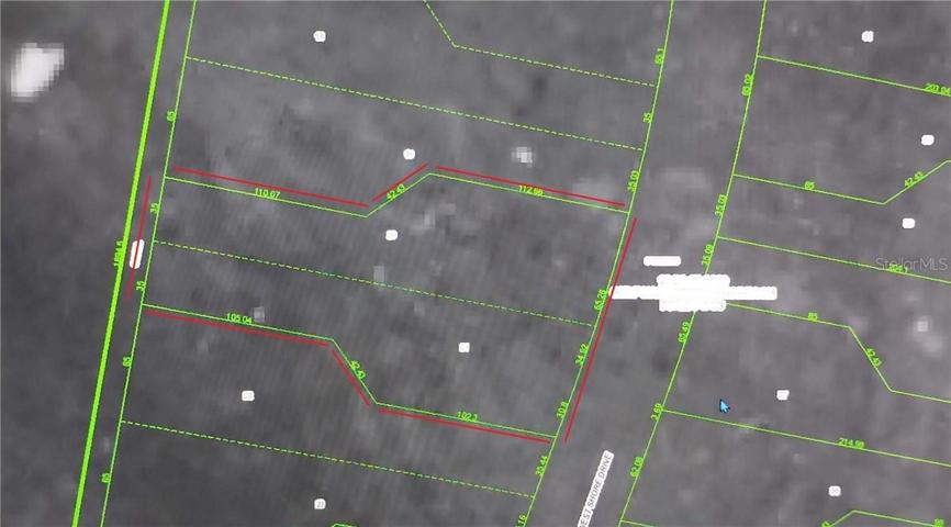 county aerial / two buildable home sites / .57 acres - Gulf front