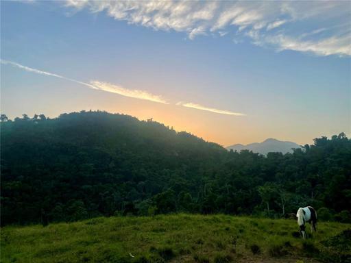 Sunrise with El Yunque in background