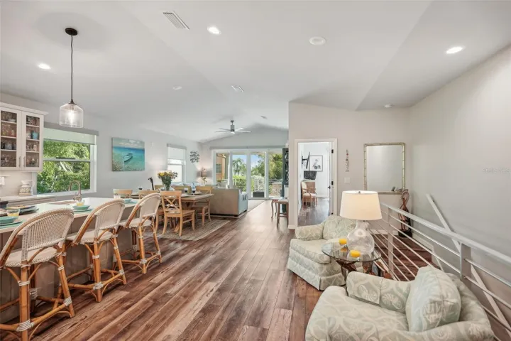 Seating area/kitchen/living room