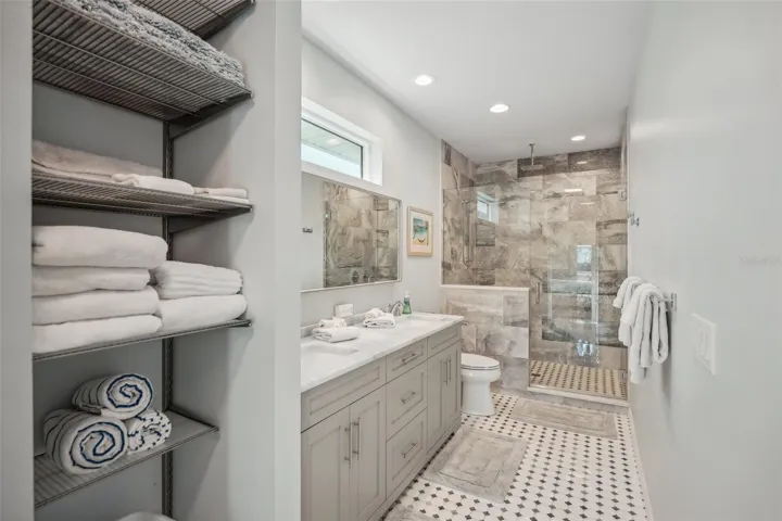 Primary bathroom/closet