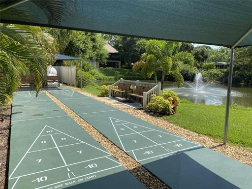 Shuffle Board at Clubhouse next to Big Pool