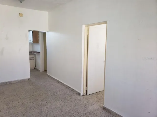 Kitchen and first room entrance