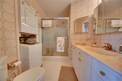 Master Bath includes Washer & Dryer