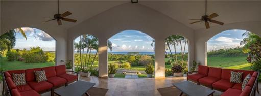 El Cerro Main House covered terrace