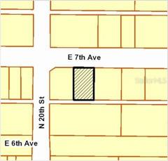 2003 E. 7th Avenue Parcel Map