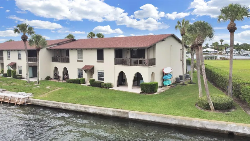 Your end unit has storage for kayaks and paddle boards!