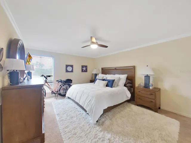 Main bedroom, comfy and plush!
