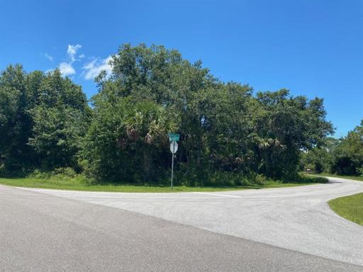 view from entrance of Mohican Ave lot on left