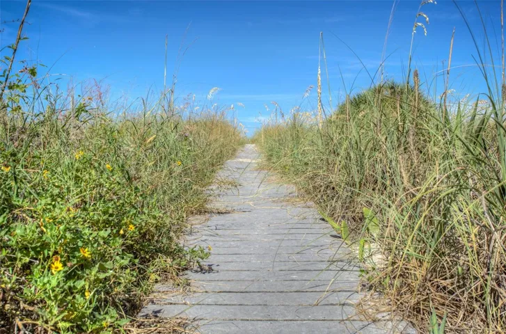 Walkway to beach