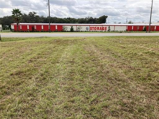 Storage across from the property for sale.