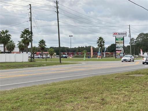 Businesses to the West of the property.