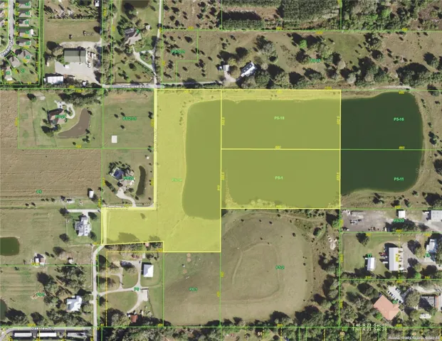 AERIAL OF THE 3 PARCELS AVAILABLE