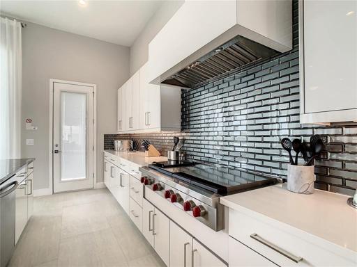 wolf stove in kitchen