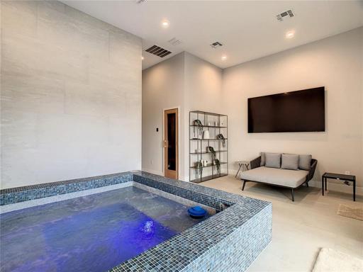 Indoor private spa