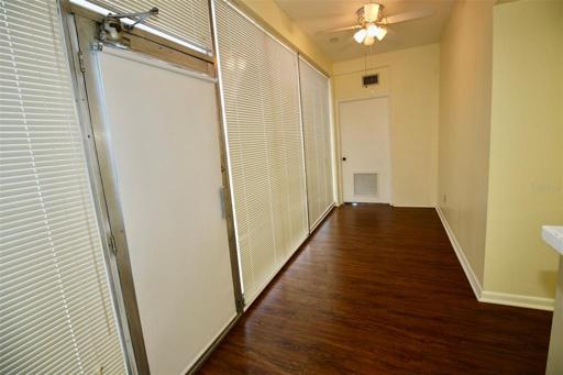 Business Front door (left), ahead door to Offices #3 and #4.